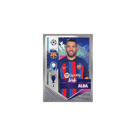 Buy Soccer Stickers Jordi Alba Barcelona Topps Champions League