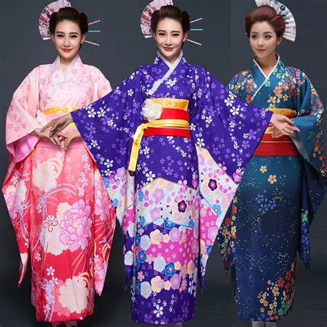 New Party Cosplay Cotume Japanese Kimono Women Yukata Traditional