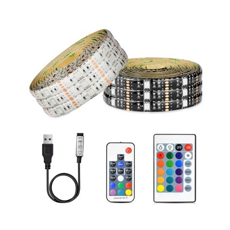 Dimmable Rgb Usb Led Strip Light Smd Dc V Ribbon Tape Usb Tira