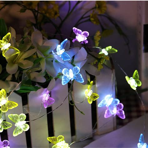 Amazon HDNICEZM Butterfly String Lights Twinkle Lights 8 Lighting