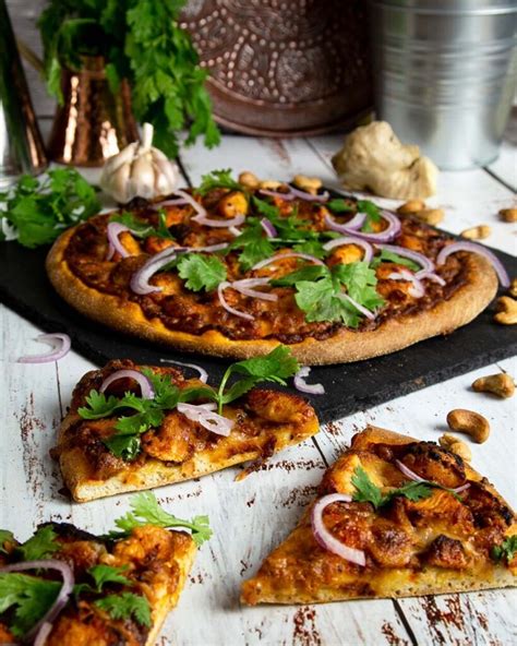 Butter Chicken Pizza Recipe All For Pizza