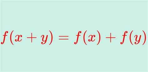 【f X Y F X F Y 】コーシーの関数方程式について詳しく 数学の景色