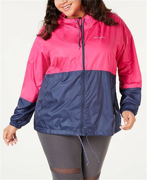 Plus Size Windbreaker Jacket Jackets