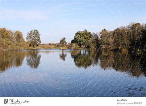 Autumn Reflects Jetty A Royalty Free Stock Photo From Photocase