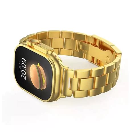 Rel Gio Inteligente Smartwatch G Ultra Pro Gold Fpnet