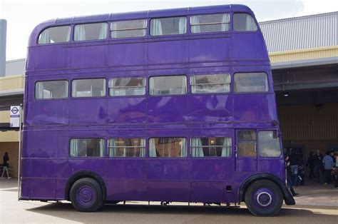 Harry Potter Purple Triple Decker Bus - the Knight Bus. Made up from ...