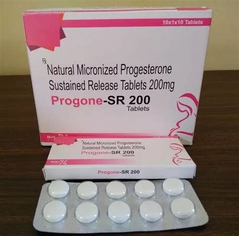 Progone Sr Natural Micronised Progesterone Sr Mg Tablets For