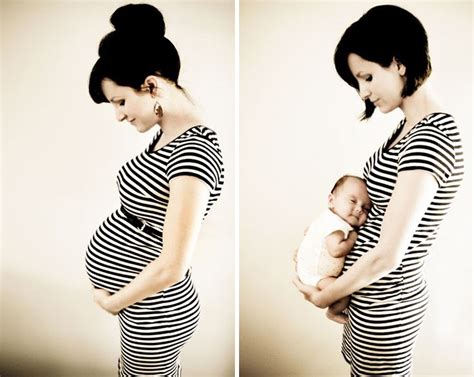 45 Lovely Photos Of Before And After Pregnancy