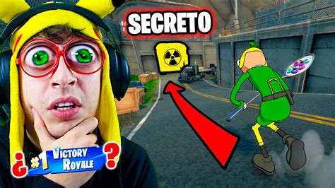 SÓLO BÚNKER SECRETO Challenge en Fortnite Battle Royale Reto