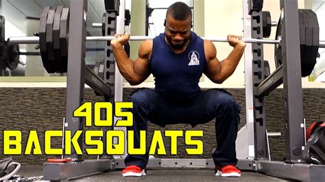 405 Lbs Heavy Squats Squatting Everyday Day 60 Throwback Youtube