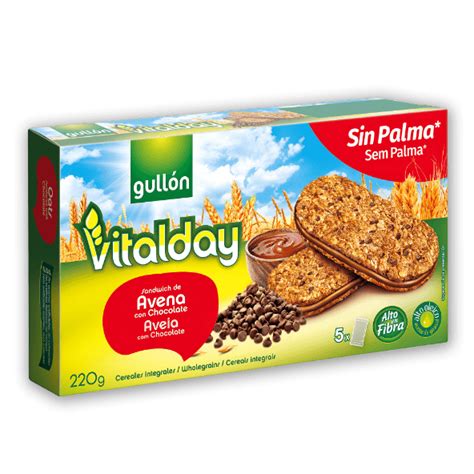 multiPROMOS Gullón Vitalday Bolachas Aveia e Chocolate