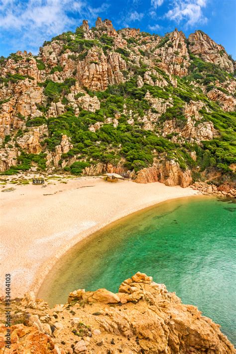 Spiaggia Di Cala Li Cossi Costa Paradiso Stock Photo Adobe Stock