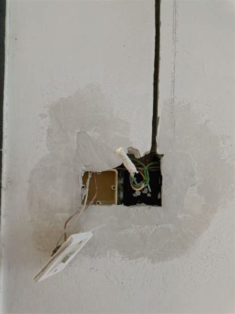 Hacking Conceal Aircond Pipe Electrical Wiring Plaster Ceiling Painting