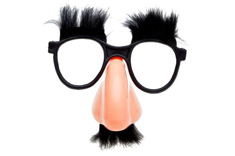 Nose And Glasses Disguise Deluxe Disguise Glasses Archie Mcphee And Co Closeup Of A Pair Of