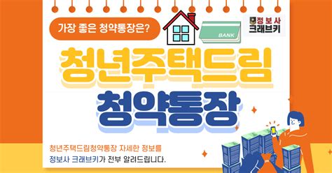 청년주택드림청약통장 전환 가입 조건 금리 서류 비과세 다 알려드림 24년 10월 최신본 정보사 크래브키