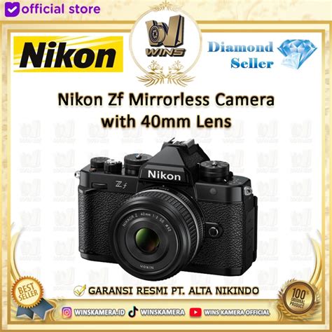 Nikon Zf Mirrorless Camera With Mm Lens Garansi Resmi Wins Camera