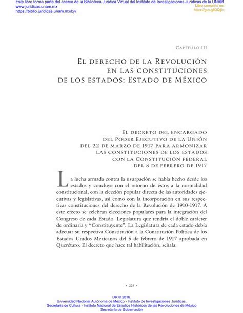 PDF El derecho de la Revolución en las constituciones de los estados