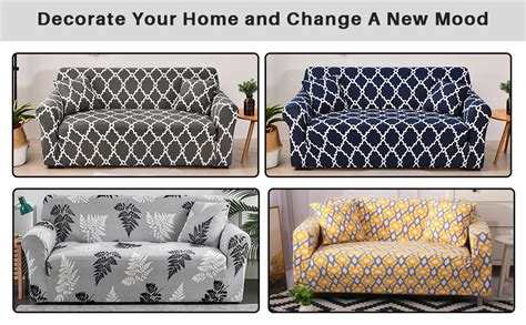 New Stretch Sofa Cover 3 Seater Printed Couch Covers For 3 Cushion