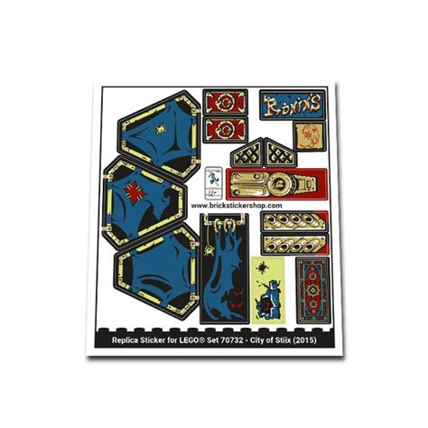 Replacement Sticker For Set 70732 City Of Stiix BrickStickerShop