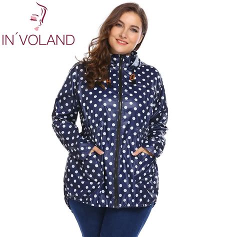 Involand Women Hooded Hoodie Jacket Plus Size Xl 5xl Spring Autumn