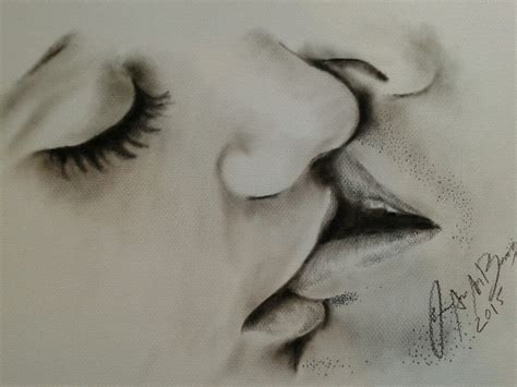 Dibujo A Lapiz Besos De Parejas Dibujo De Parejas Dibujos De Labios