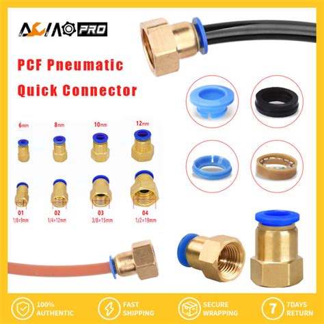 Aumopro Pcf Pneumatic Quick Connector Air Fitting