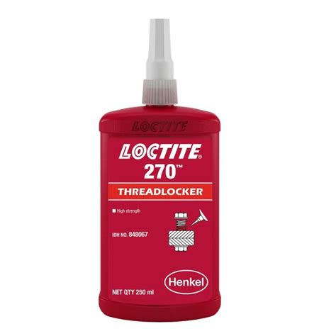 LOCTITE 270 Thread Locker Permanent Strength 250 Ml 848067 Tools Direct