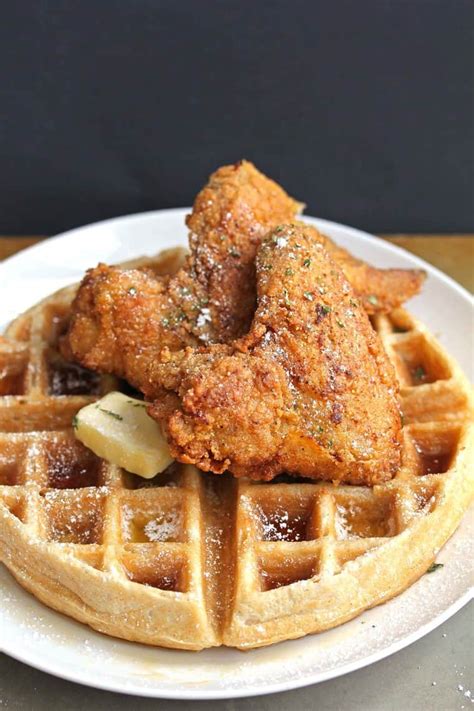 Extra Crispy Chicken And Waffles {black Folks Recipe }