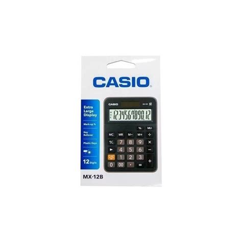 Calculatrice Casio Mx B Bk Noir