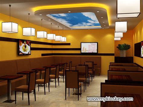 Elegance mall ice cream shop furniture decoration design