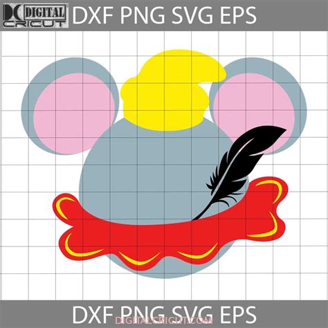 Dumbo Ears Instant Mouse Svg Dumbo Ears Svg Dumbo Svg Cartoon Svg