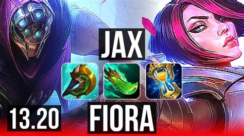 Jax Vs Fiora Top Comeback Legendary 800 Games Euw Grandmaster