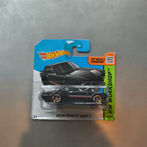 Jual Hot Wheels Nissan Skyline H T Gt X Hitam Hw Workshop Short Card Shopee Indonesia