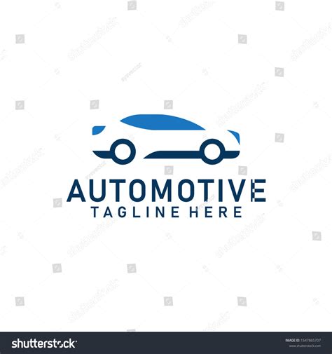 Simple Car Logo Vector Template Company Stock Vector (Royalty Free ...