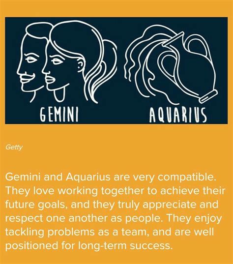 Zodiac Gemini And Aquarius