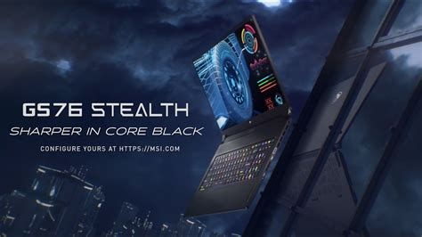 GS76 Stealth 11UX Leading Edge Power With 11th Gen Intel CPU MSI