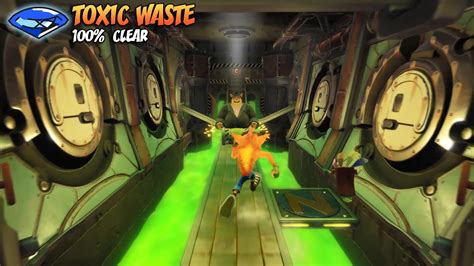 Crash Bandicoot 1 N Sane Trilogy Toxic Waste 100 Clear All Boxes