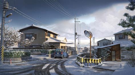 Kyoto winter by dankalaning on DeviantArt