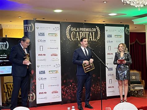 Ionel Bogdan Liderul Pnl Maramure La Gala Premiilor Capital