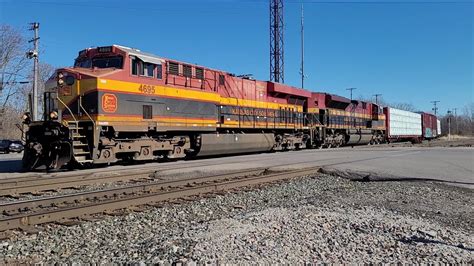 Norfolk Southern And Csx With The Railroad Tie Spiker Back To Marion Ohio