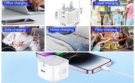 Iphone Fast Charger Mfi Certified Pd 20w Usb C Fast Charger Plug And