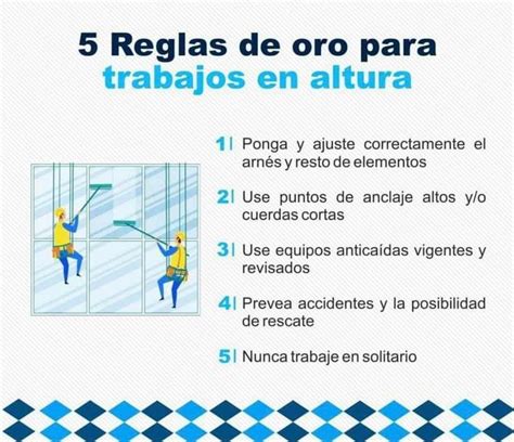 Reglas Para Trabajos En Alturas Higiene Y Seguridad En El Trabajo