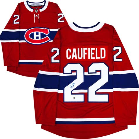 Cole Caufield Autographed Montreal Canadiens Fanatics Jersey Nhl Auctions