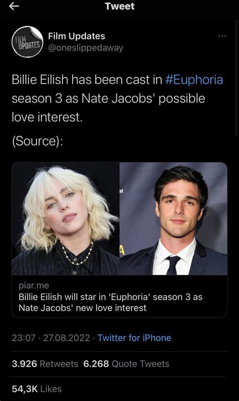 Billie Eilish Cast In Euphoria Season It Is A Trap Setup By S To