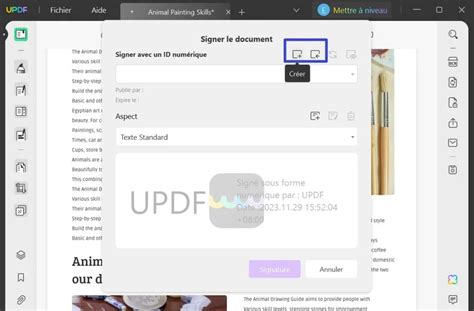 Ajouter une signature numérique dans votre document UPDF
