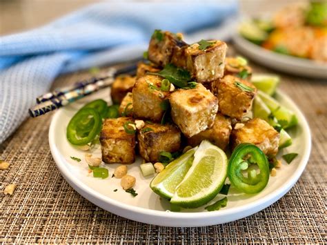 Crispy Thai Tofu With Peanut Sauce Pebbles And Toast