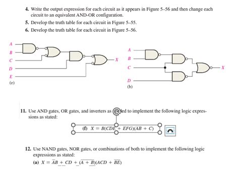 Solved Write The Output Expression For Each Circuit As It Chegg