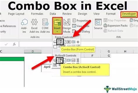 Combo Box In Excel Meaning Types How To Create