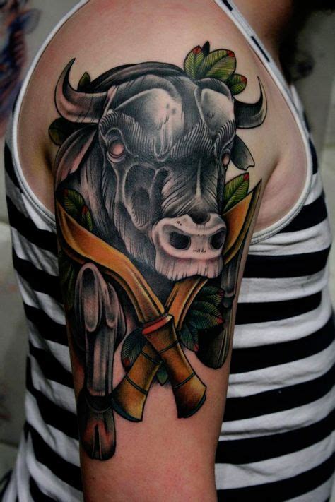 10 Best ox tattoo images | Ox tattoo, Bull tattoos, Tattoos