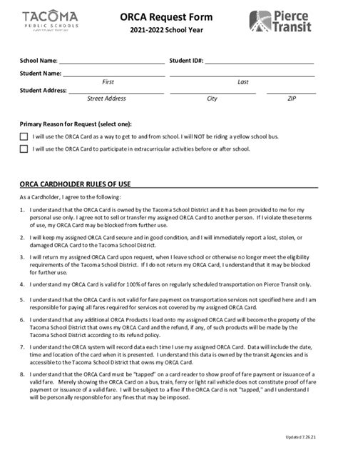 Fillable Online Orca Request Form Fax Email Print Pdffiller